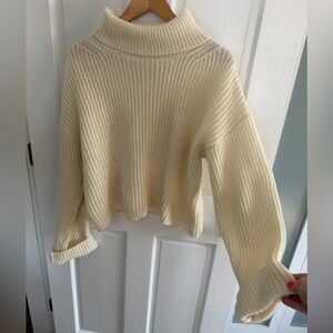 Cozy Cream Turtleneck Sweater